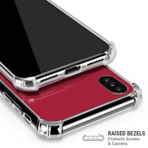 University of Arkansas-Fayetteville Razorbacks Logo iPhone XS Max Clear Case